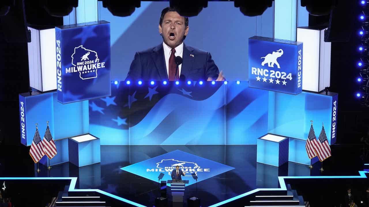 Ron DeSantis at the Republican National Convention