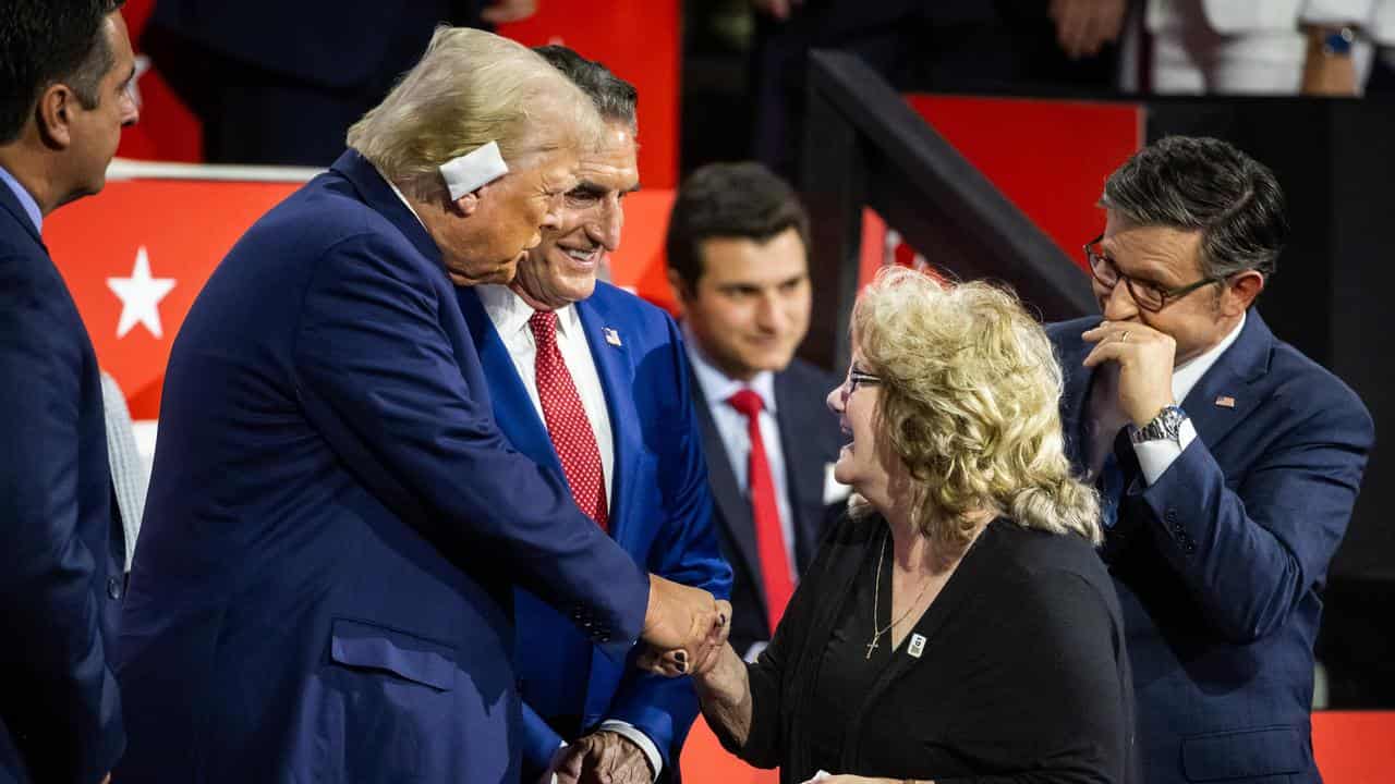 Donald Trump and Beverly Vance 