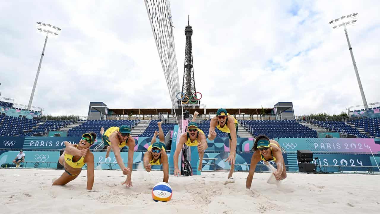 Australian beach volleyball squad