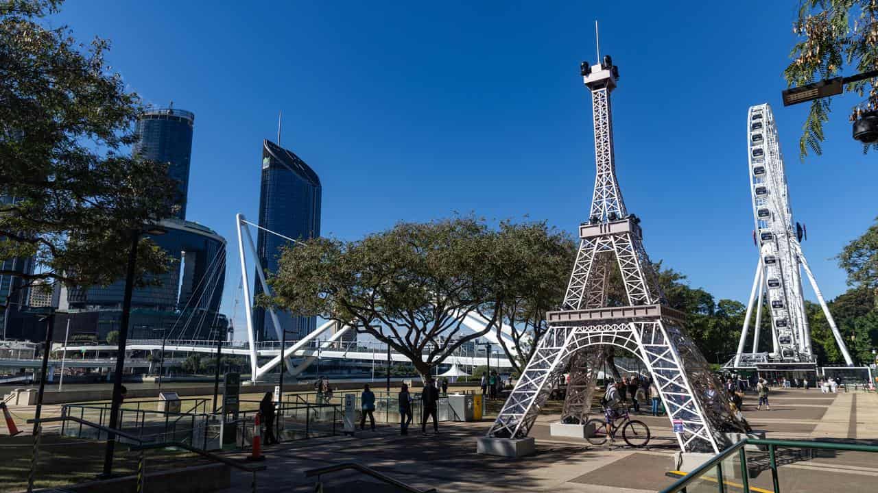 Olympics Live Site at the South Bank Cultural Forecourt  in Brisbane