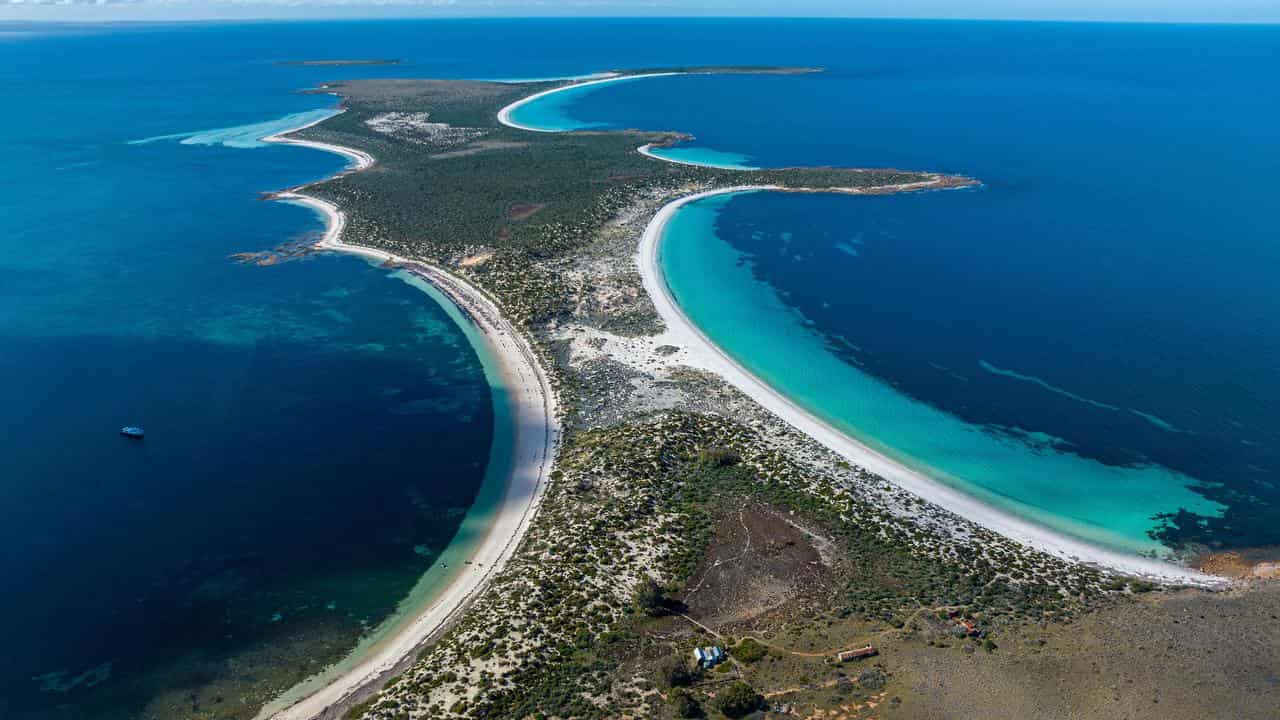 An aerial view of Reevesby Island, South Australia