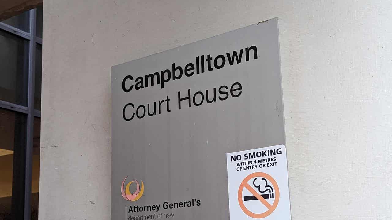 Signage at Campbelltown Court House (file image)