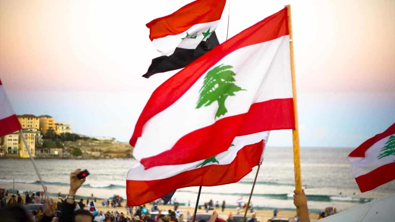 A Lebanese flag (file image)