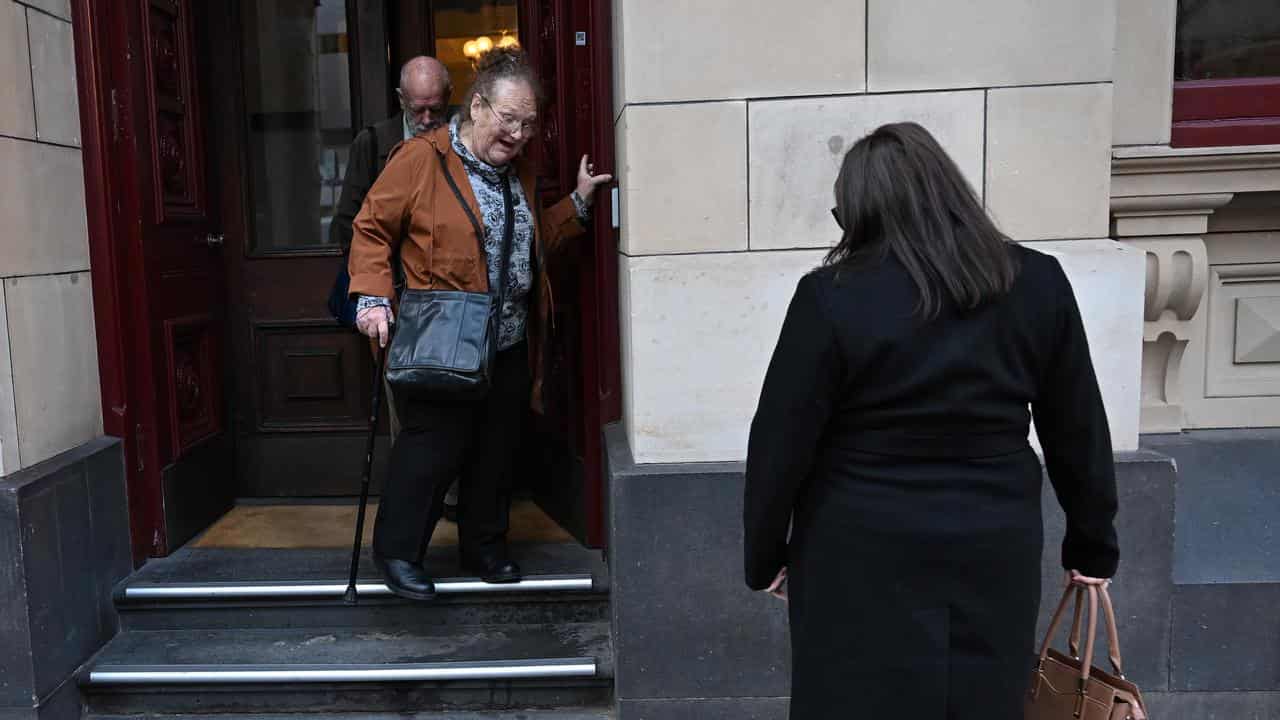 Kidd family and supporters leave the Supreme Court