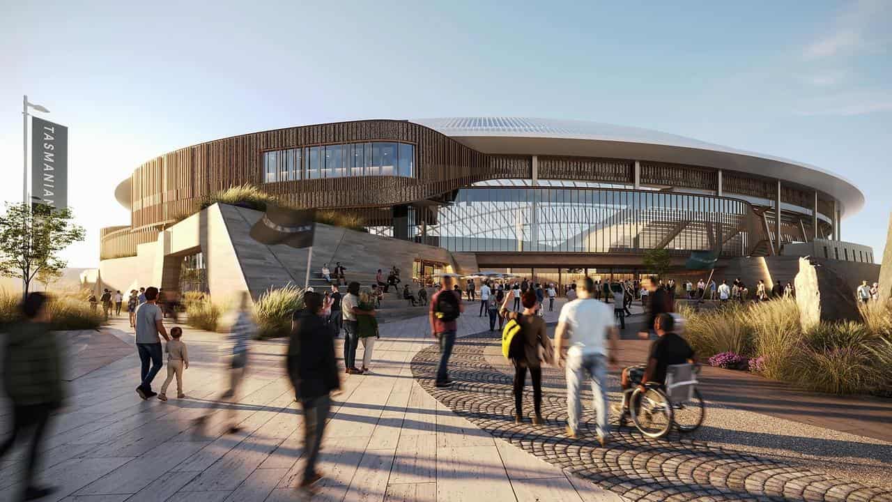 Proposed AFL stadium in Hobart