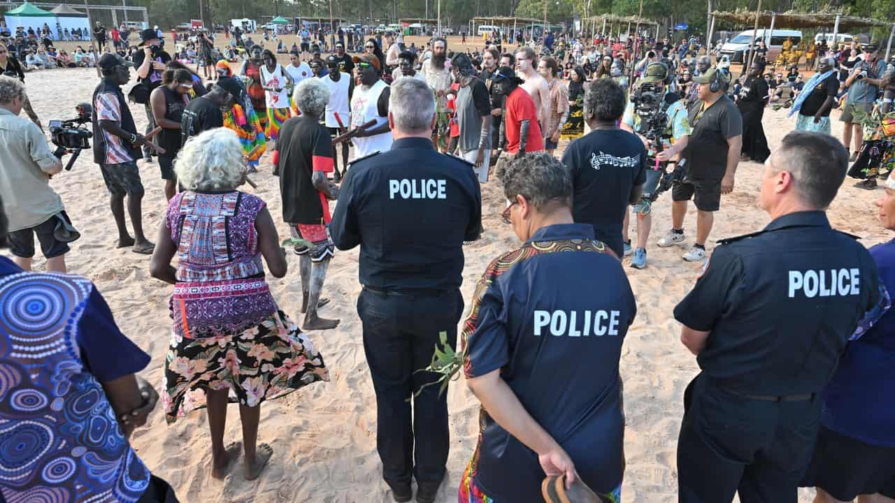 Police at Garma Festival