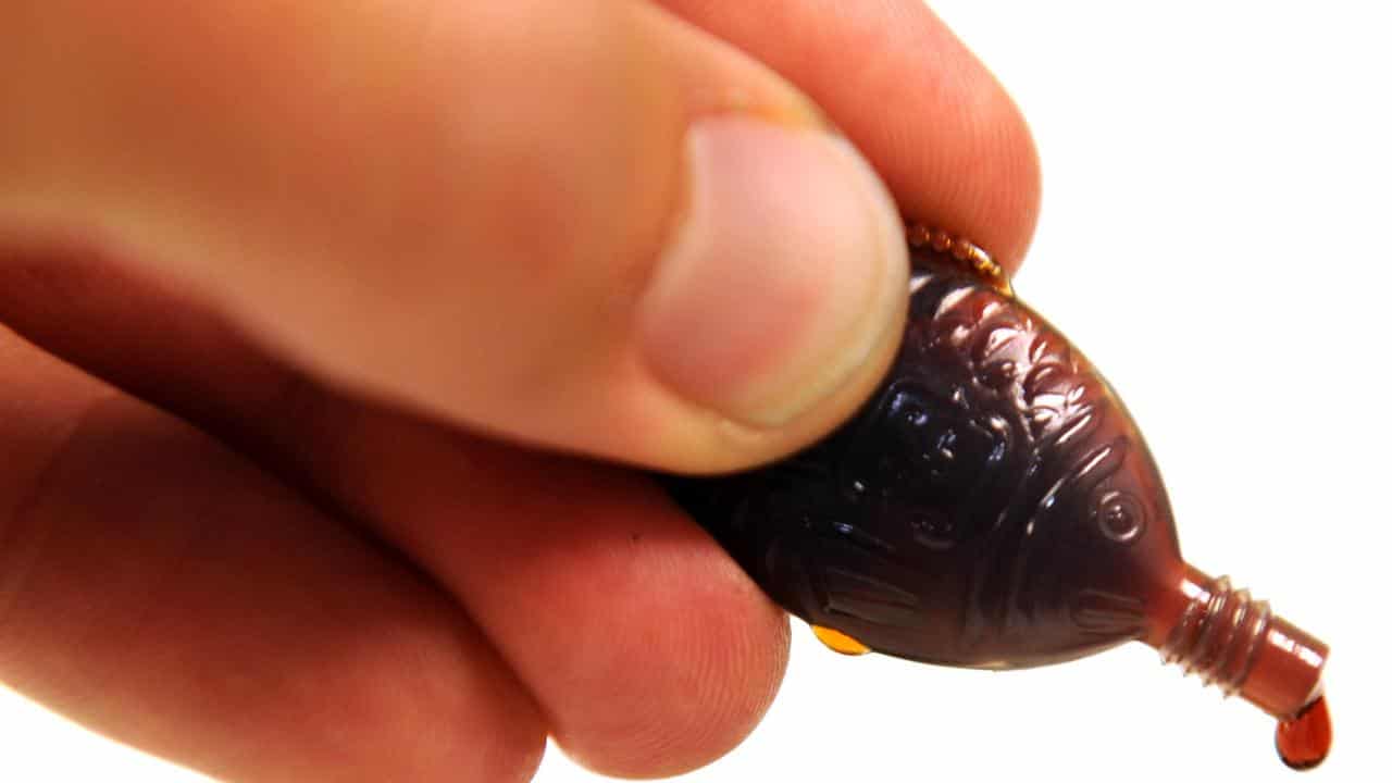 Soy sauce being poured (file image)