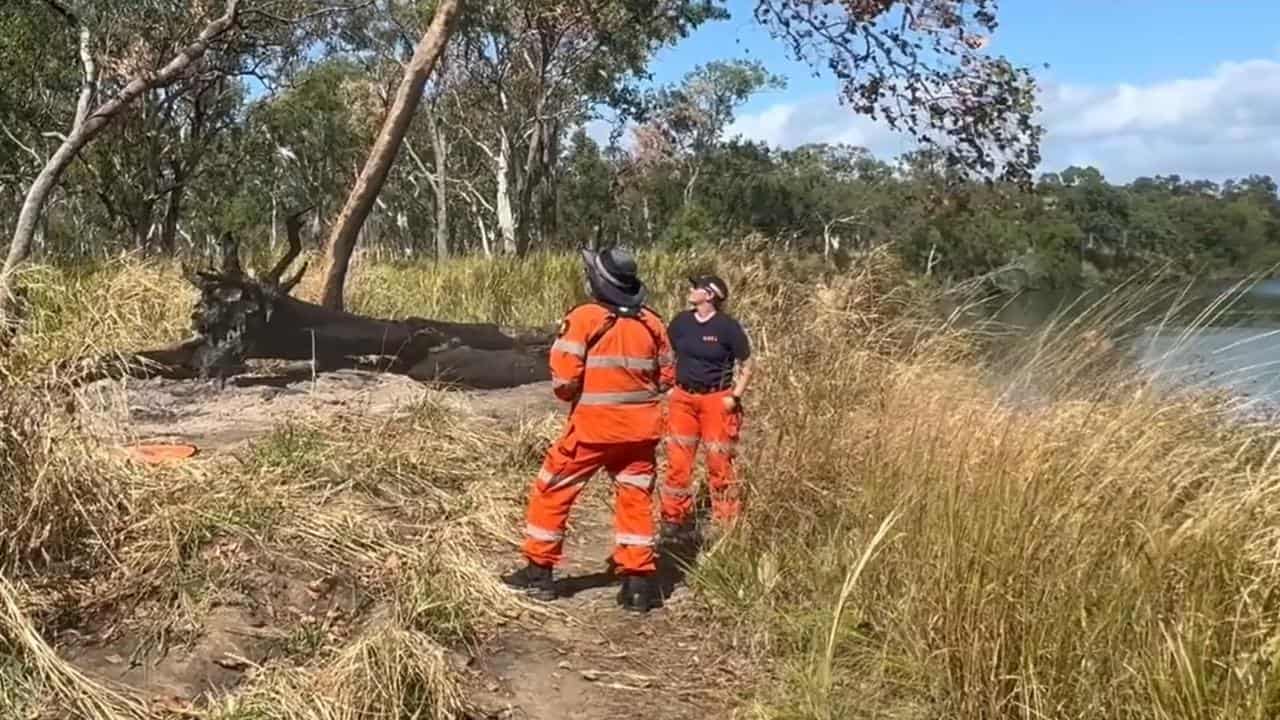 Search for missing fisherman at Cooktown.