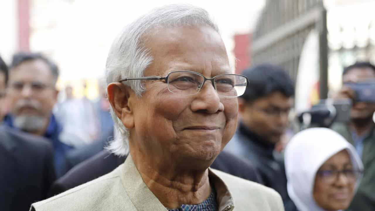 Nobel Peace Prize laureate Muhammad Yunus