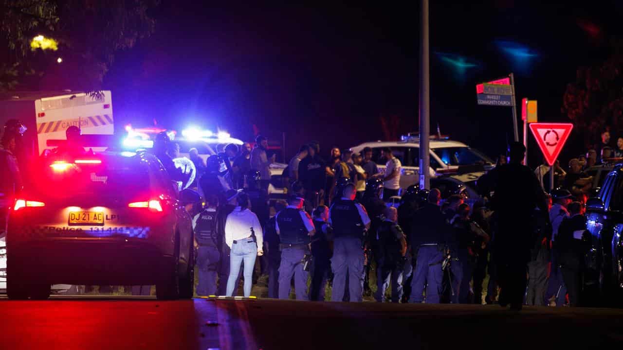 Police outside Christ The Good Shepherd Church (file image)