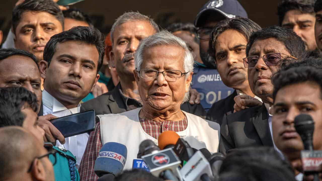 Bangladeshi Nobel Peace Prize laureate Muhammad Yunus