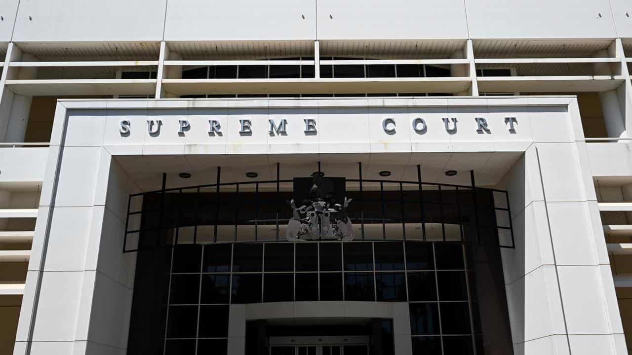 Court signage (file image)