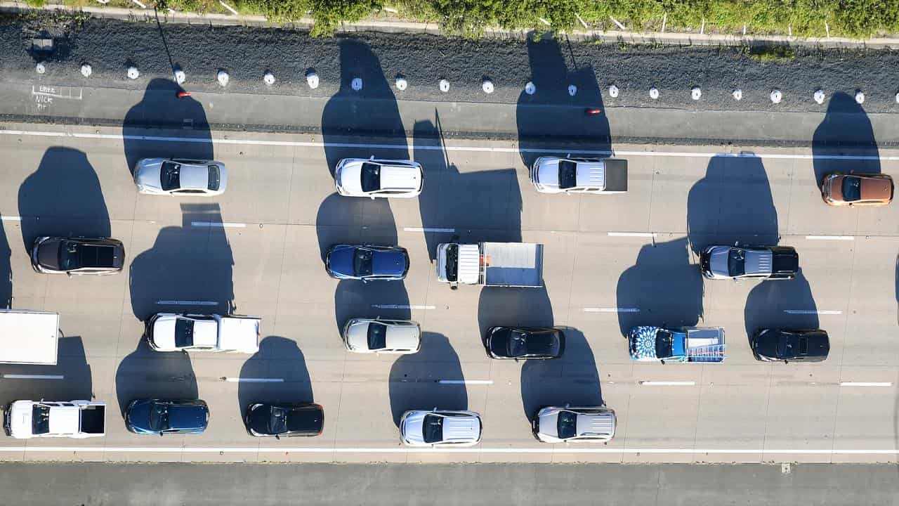 Traffic on a highway