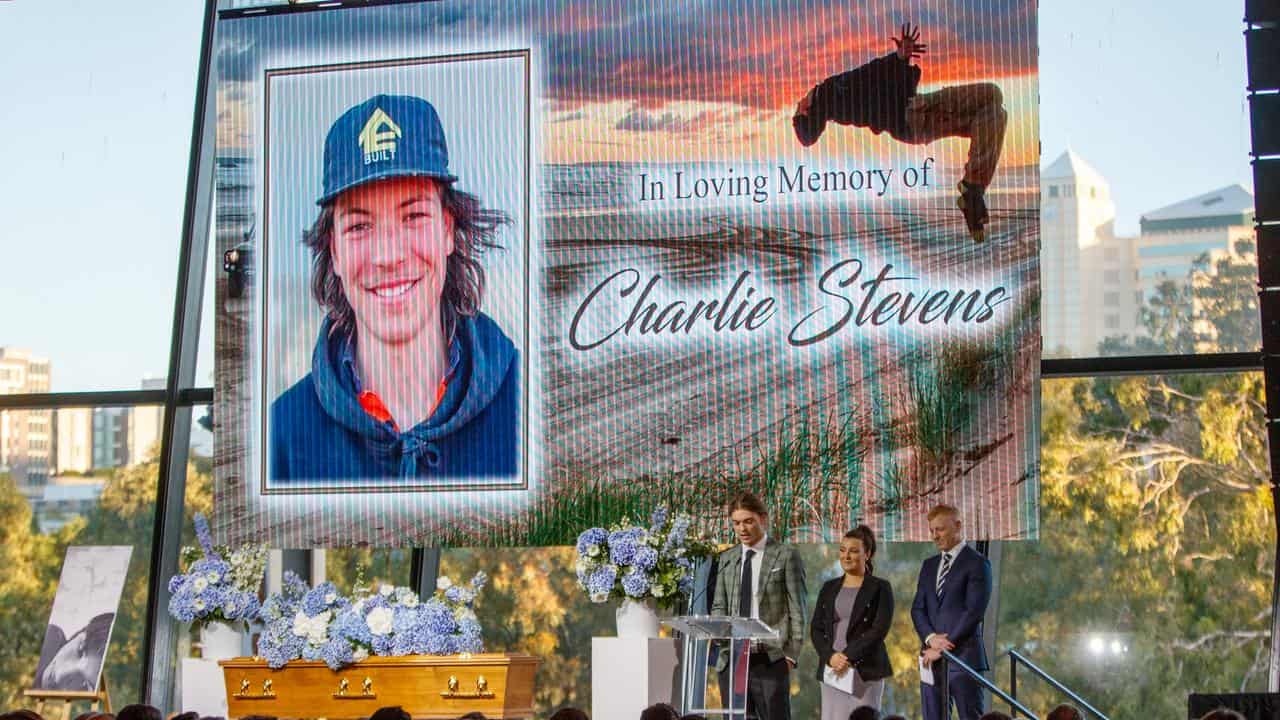 Charlie Stevens' memorial (file image)