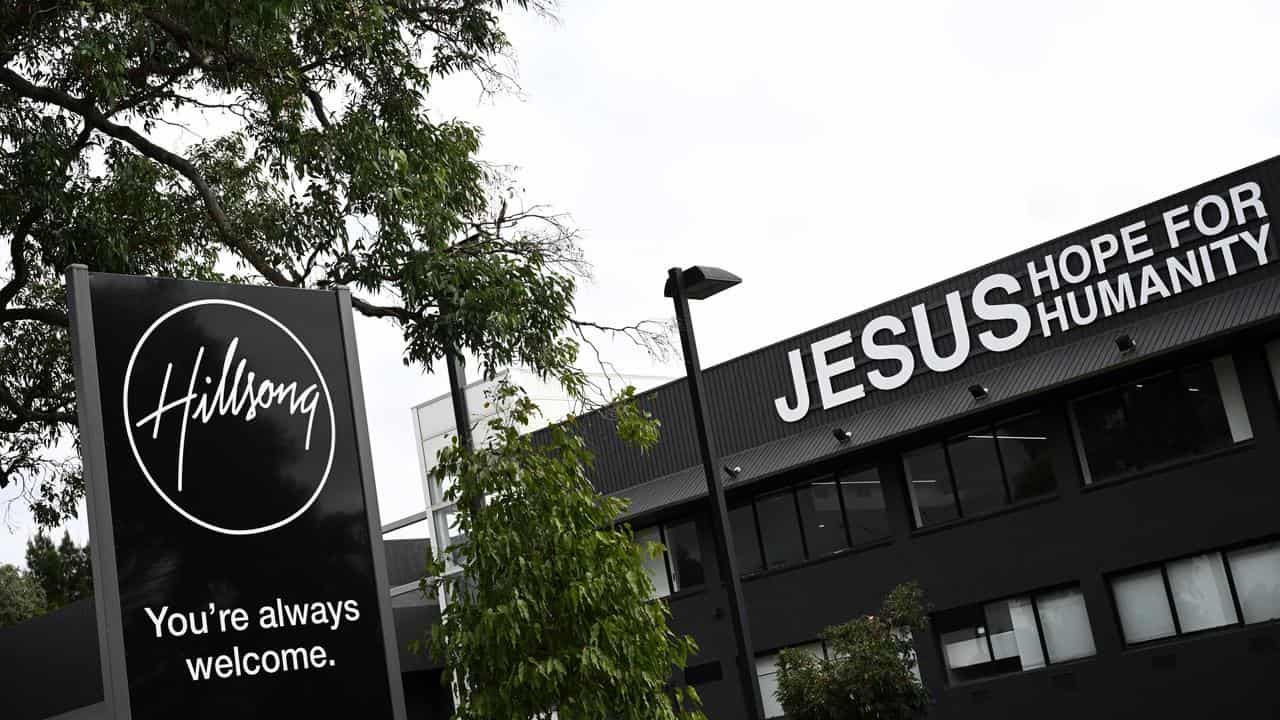 Hillsong signage (file image)