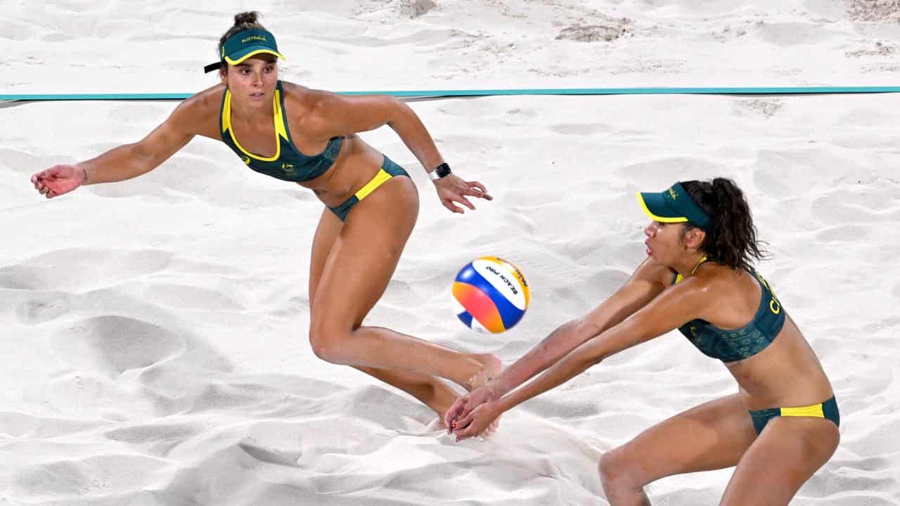 Aussie beach volleyballers