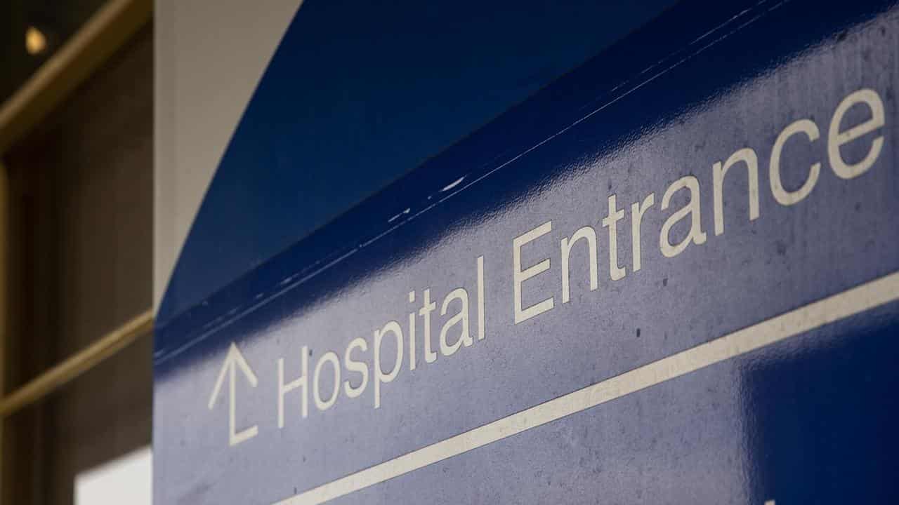 a hospital sign