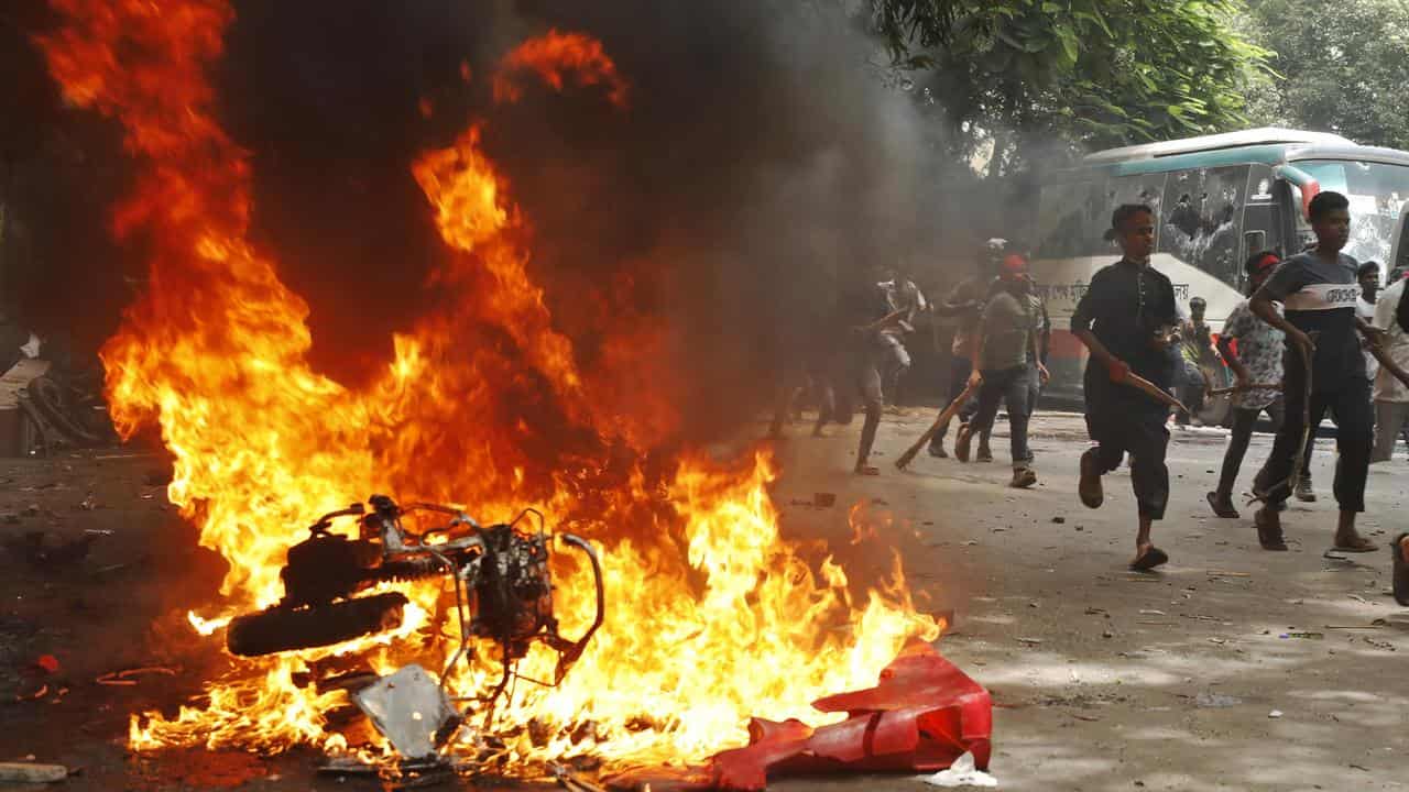 Bangladesh demonstrations during early August