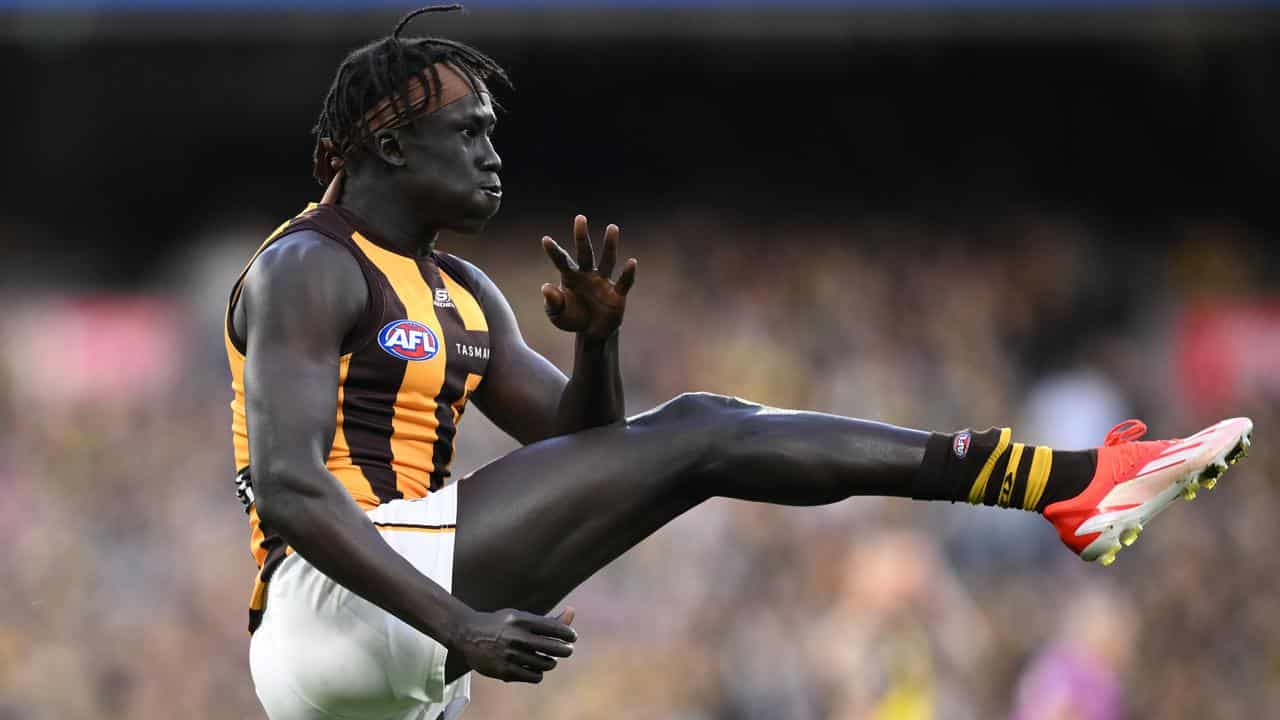 Hawthorn midfielder Changkuoth Jiath.