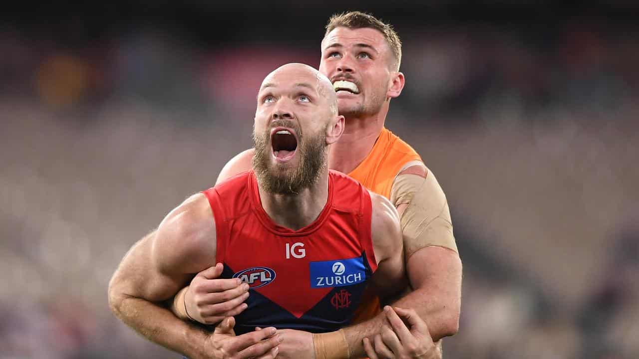 Max Gawn and Kieren Briggs.