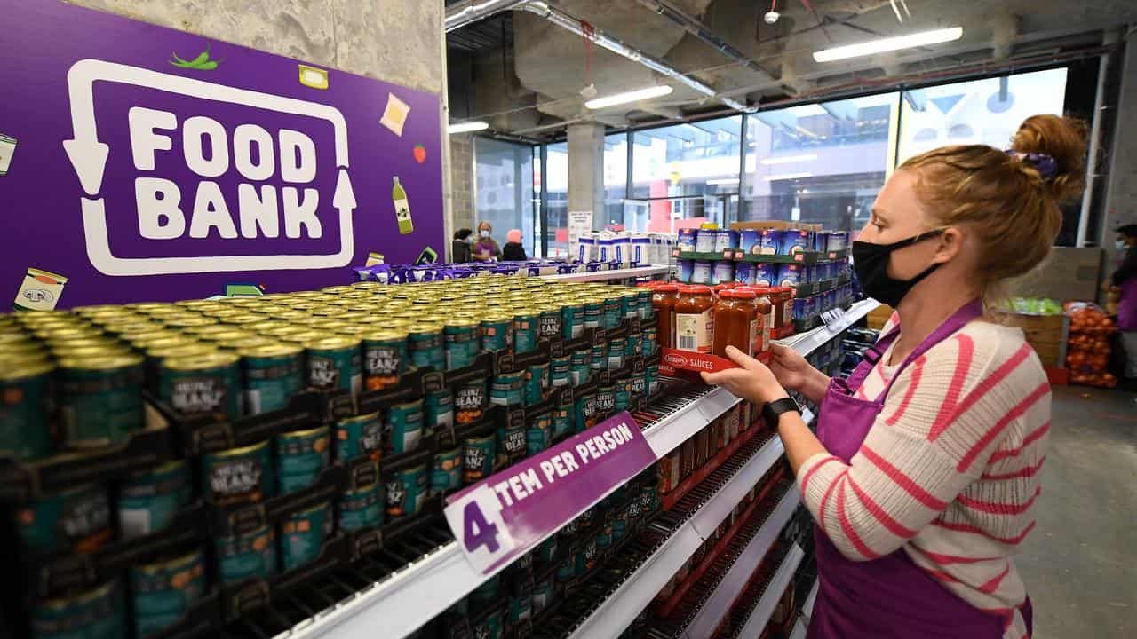 A Foodbank store