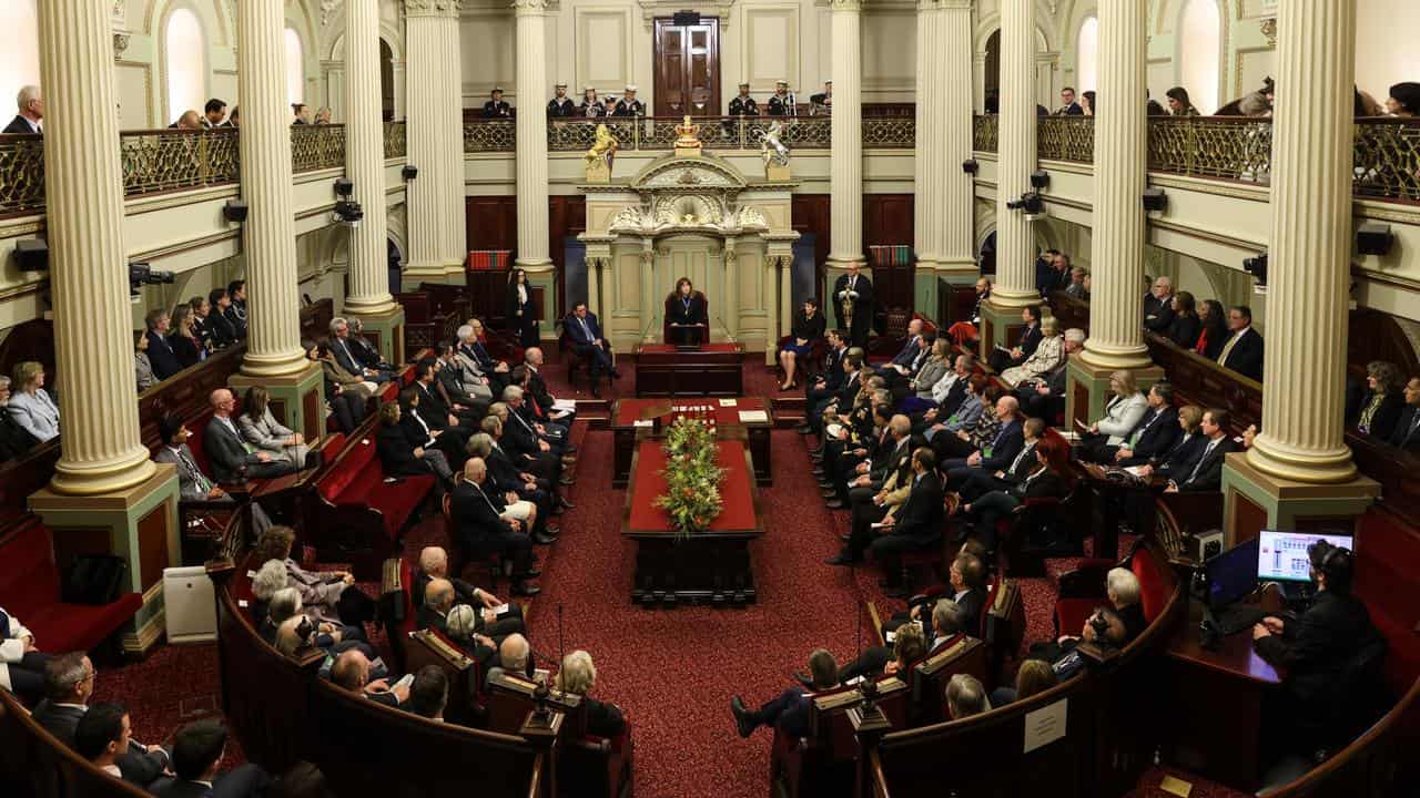 Victoria's Legislative Council chamber (file image)