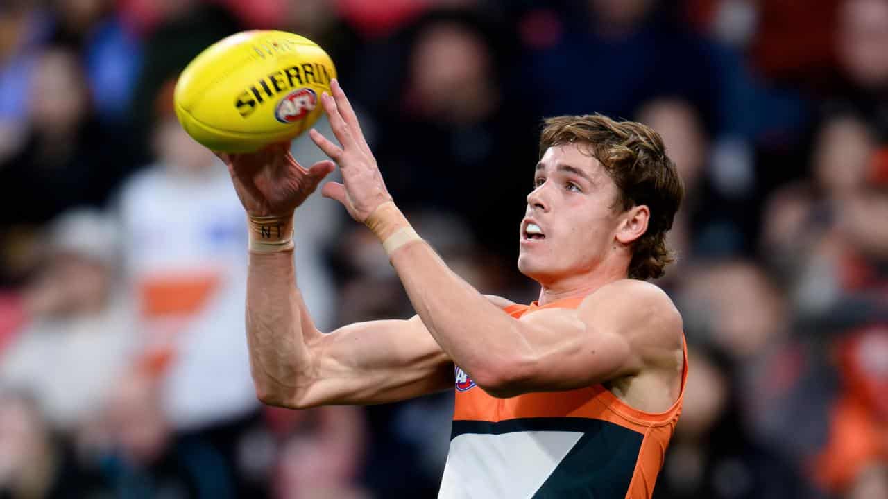 Aaron Cadman of the GWS Giants.