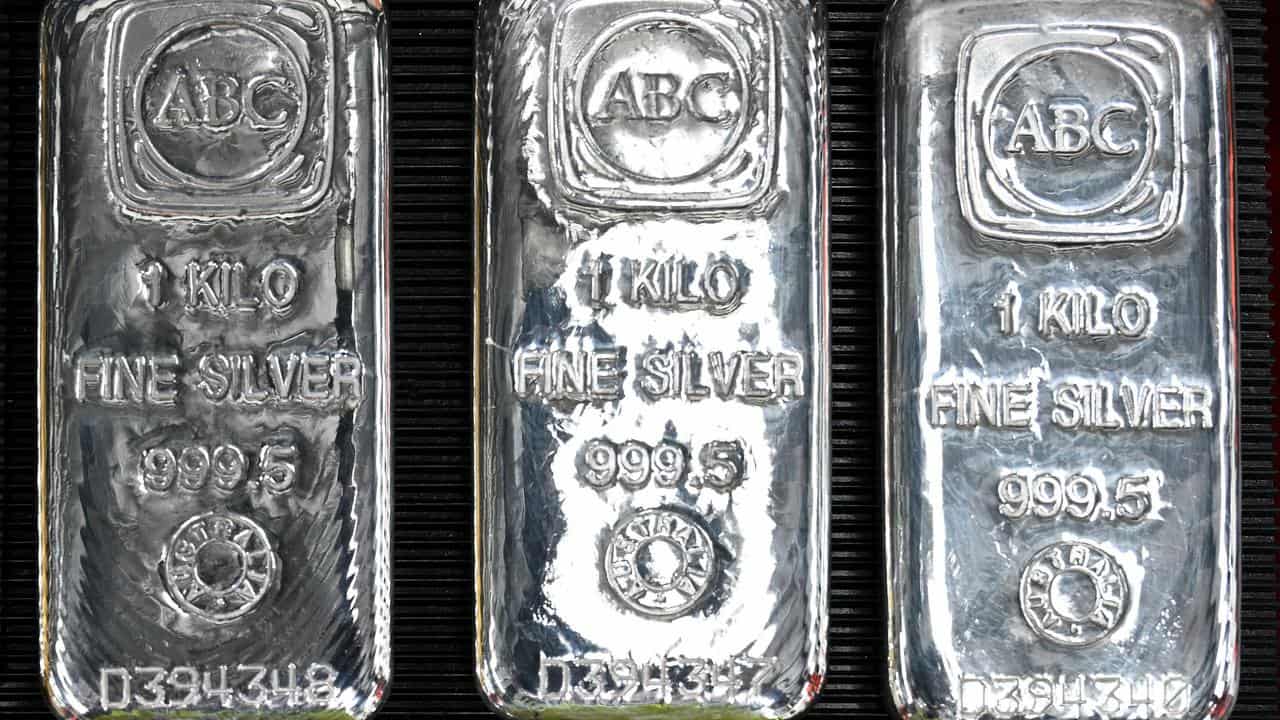 Silver bullion (file image)