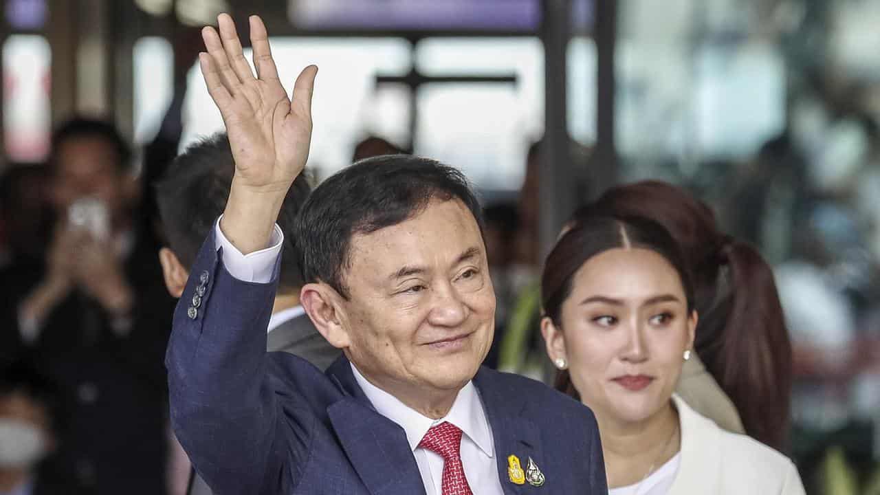 Thaksin Shinawatra and daughter Paetongtarn Shinawatra