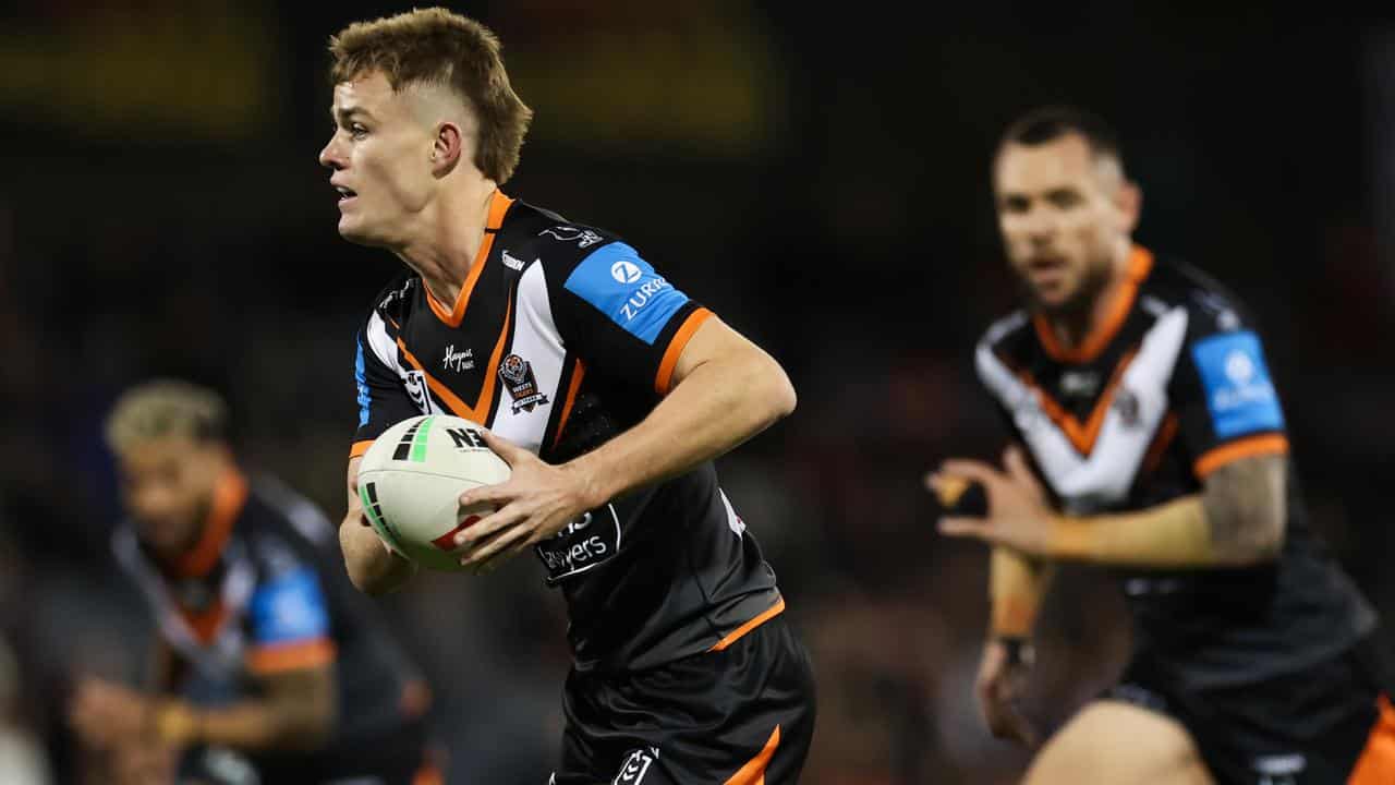 Lachlan Galvin of Wests Tigers.