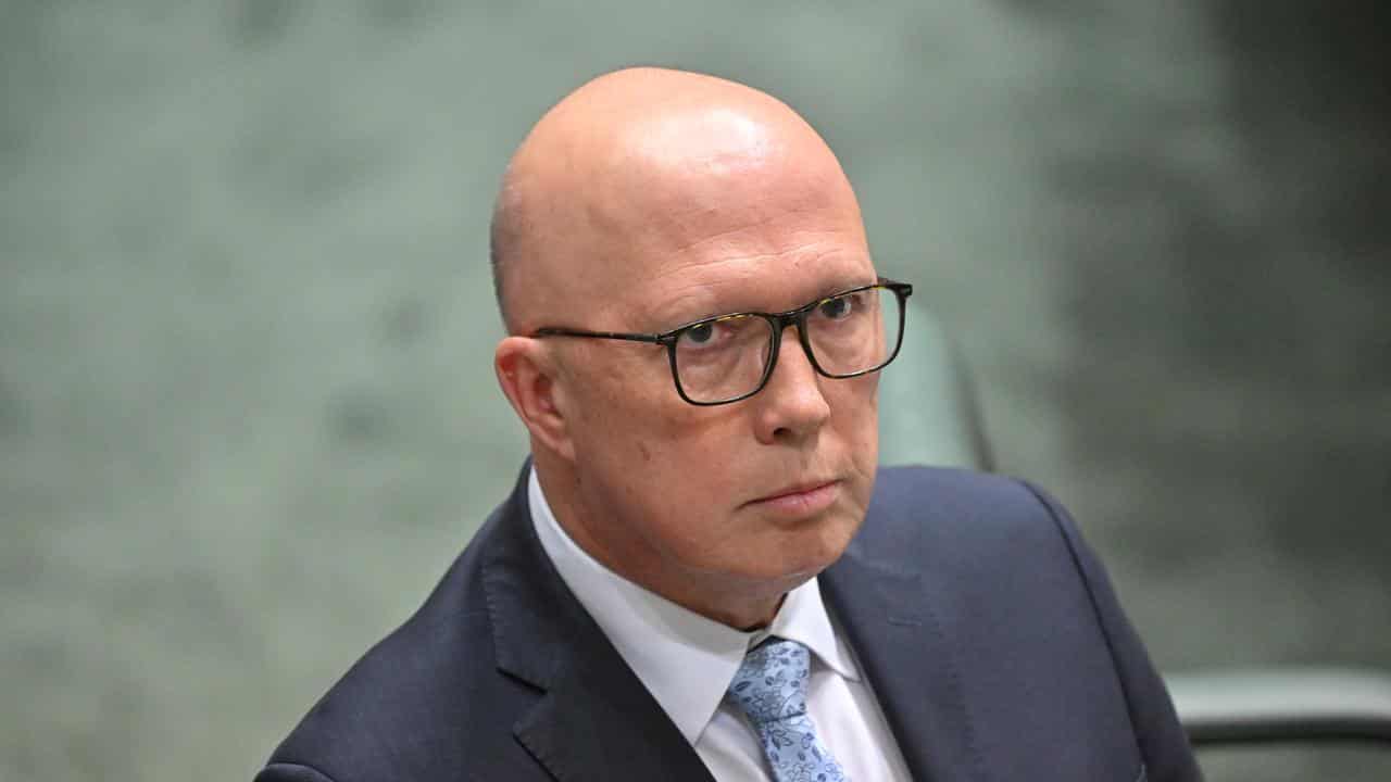 Leader of the Opposition Peter Dutton