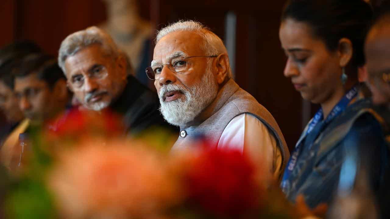 India’s Prime Minister Narendra Modi during a bilateral meeting