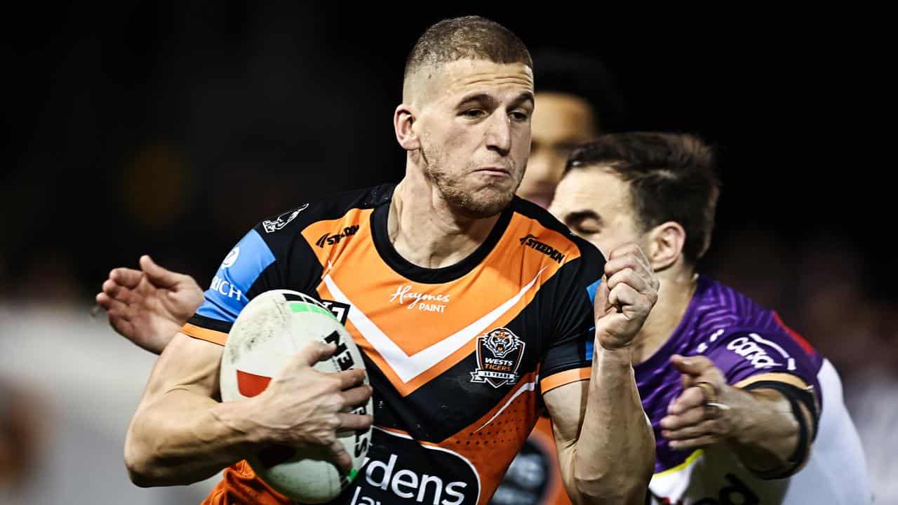 Wests Tigers' Adam Doueihi.