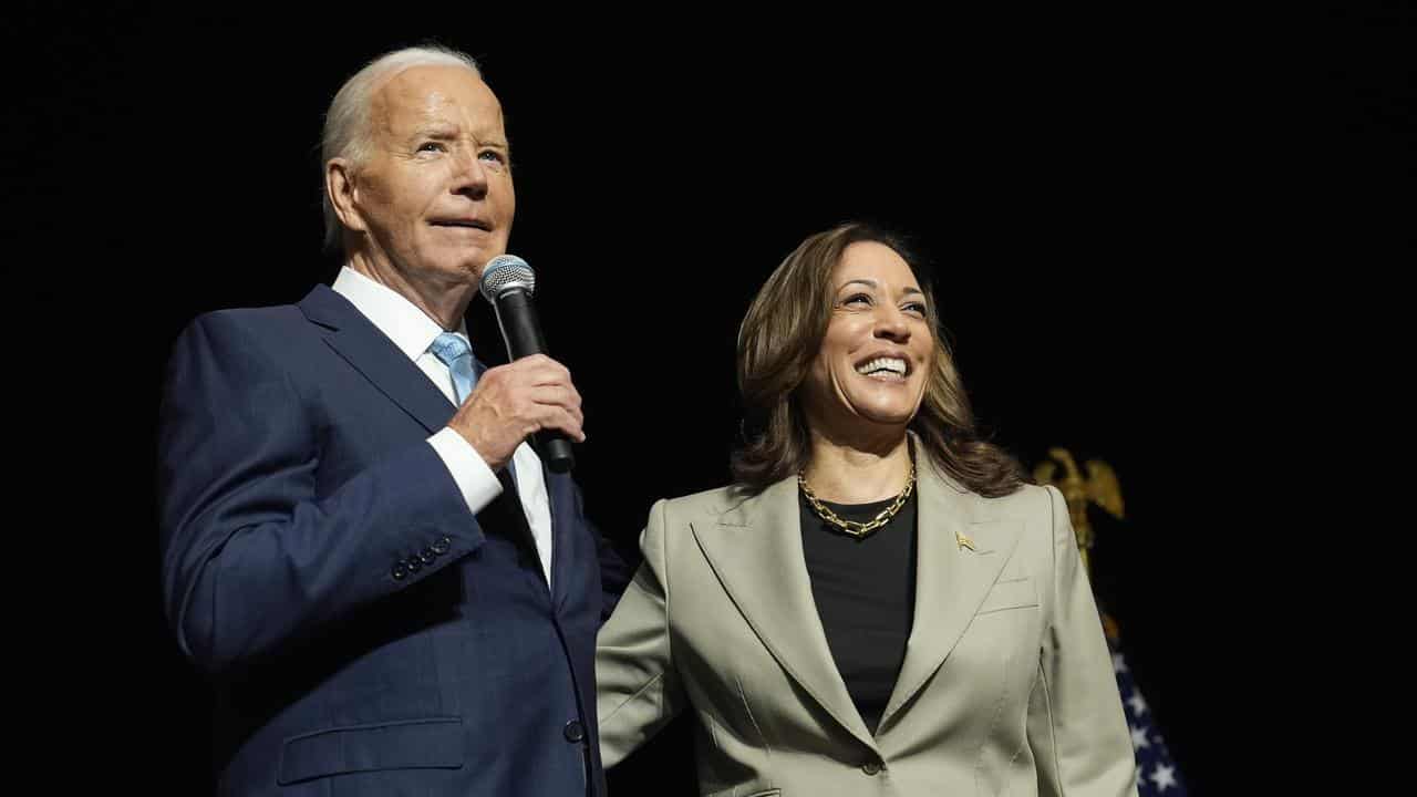 US President Joe Biden and Vice-President Kamala Harris