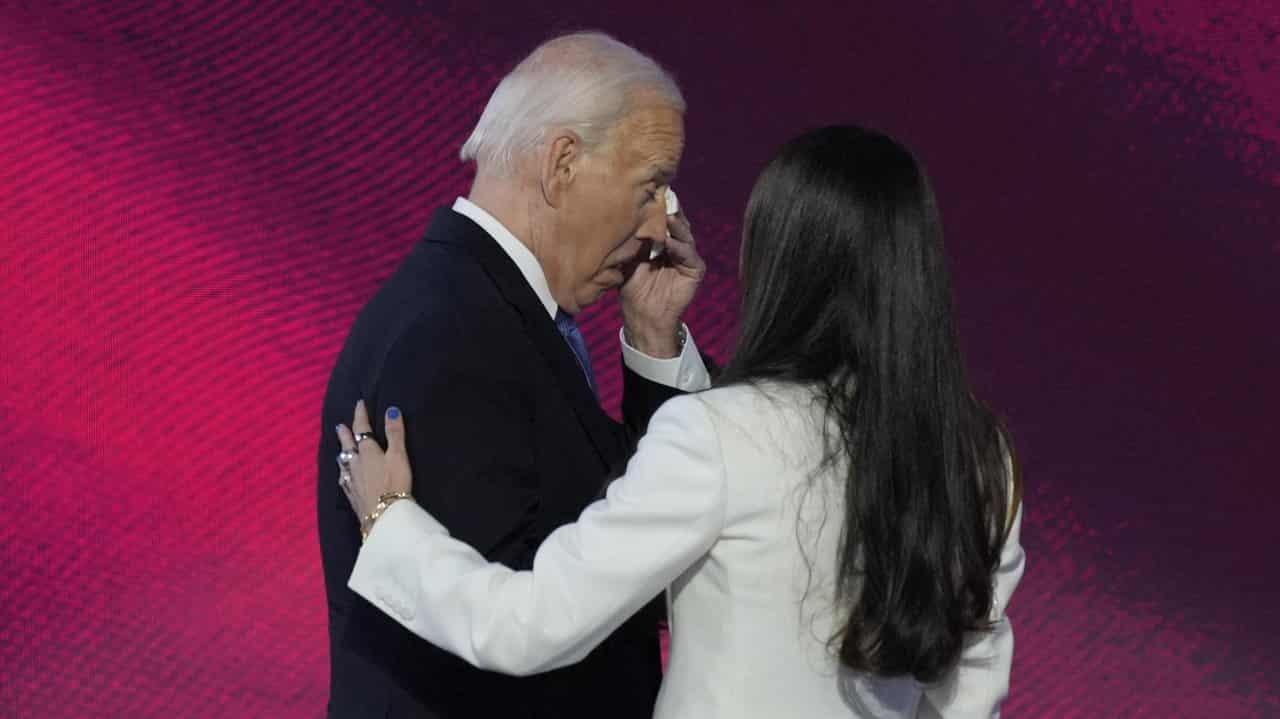 Joe Biden with daughter Ashley