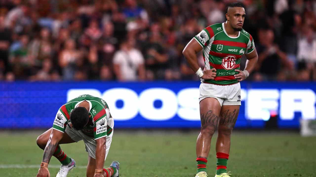 Latrell Mitchell and Keaon Koloamatangi.