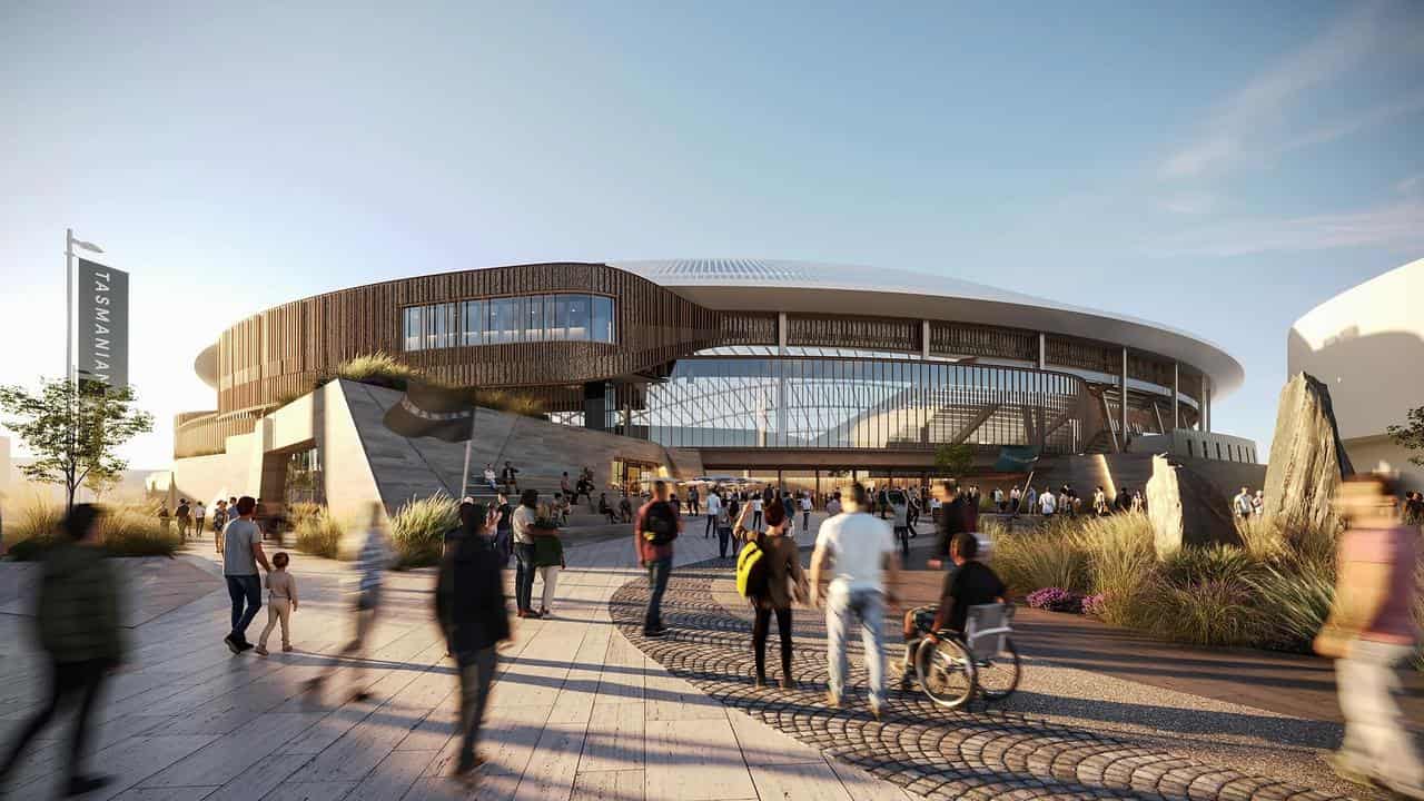 Concept design image of Macquarie Point Multipurpose Stadium