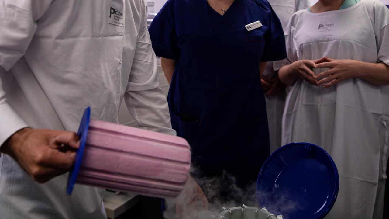 Equipment at Monash IVF (file image)