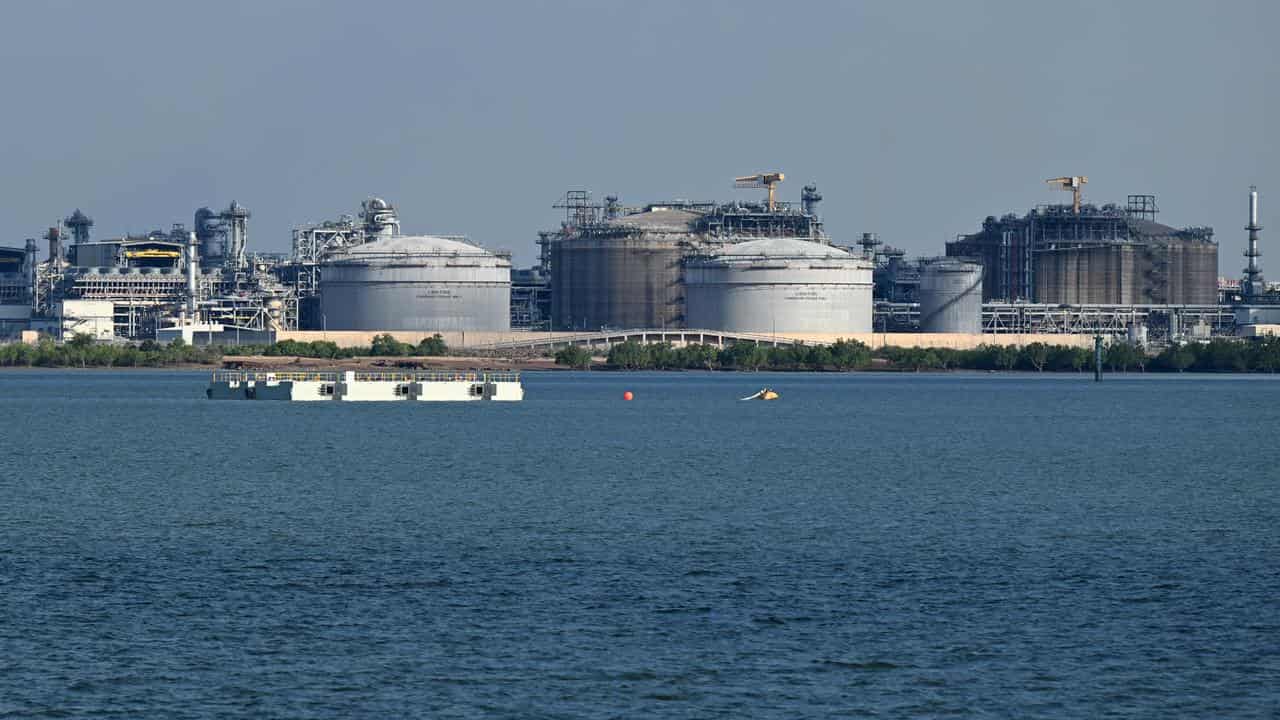 Ichthys LNG onshore processing facilities at Bladin Point, Darwin