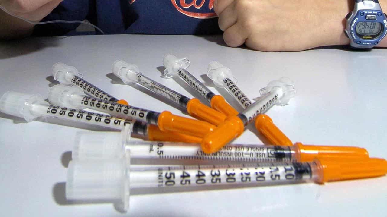 Syringes for insulin (file image)