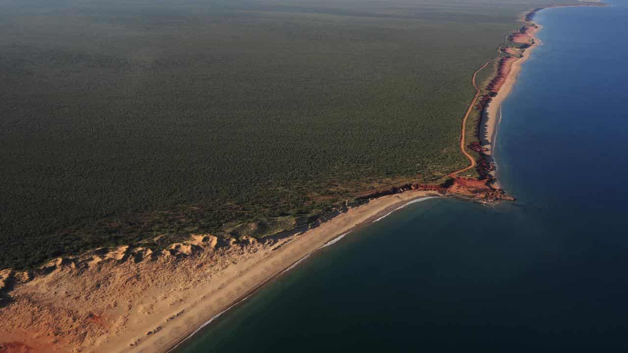 Aerial view of Kimberley coast (file image)