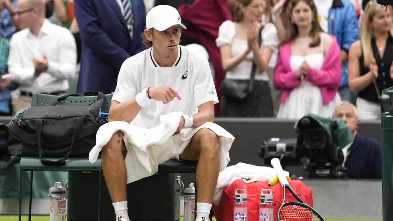 De Minaur at Wimbledon