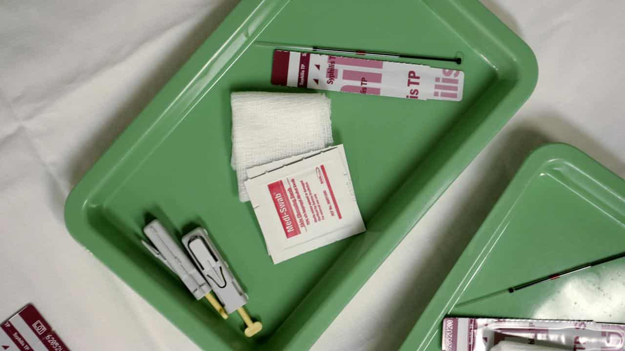 A portable testing kit for on-the-spot syphilis testing