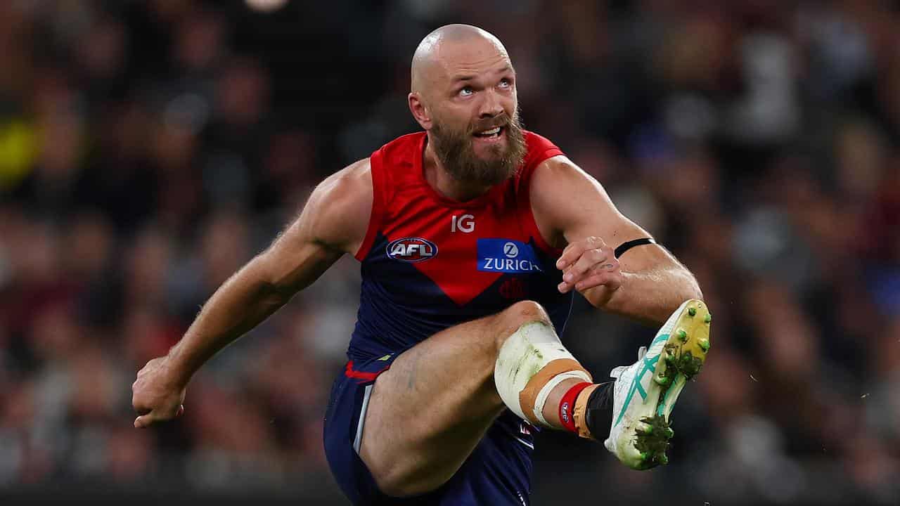 Melbourne ruckman Max Gawn.