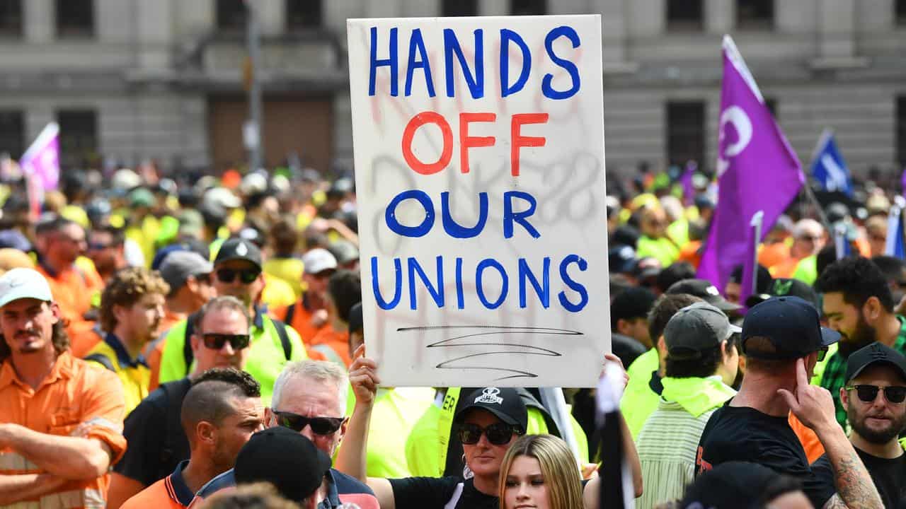 CFMEU rally Brisbane 