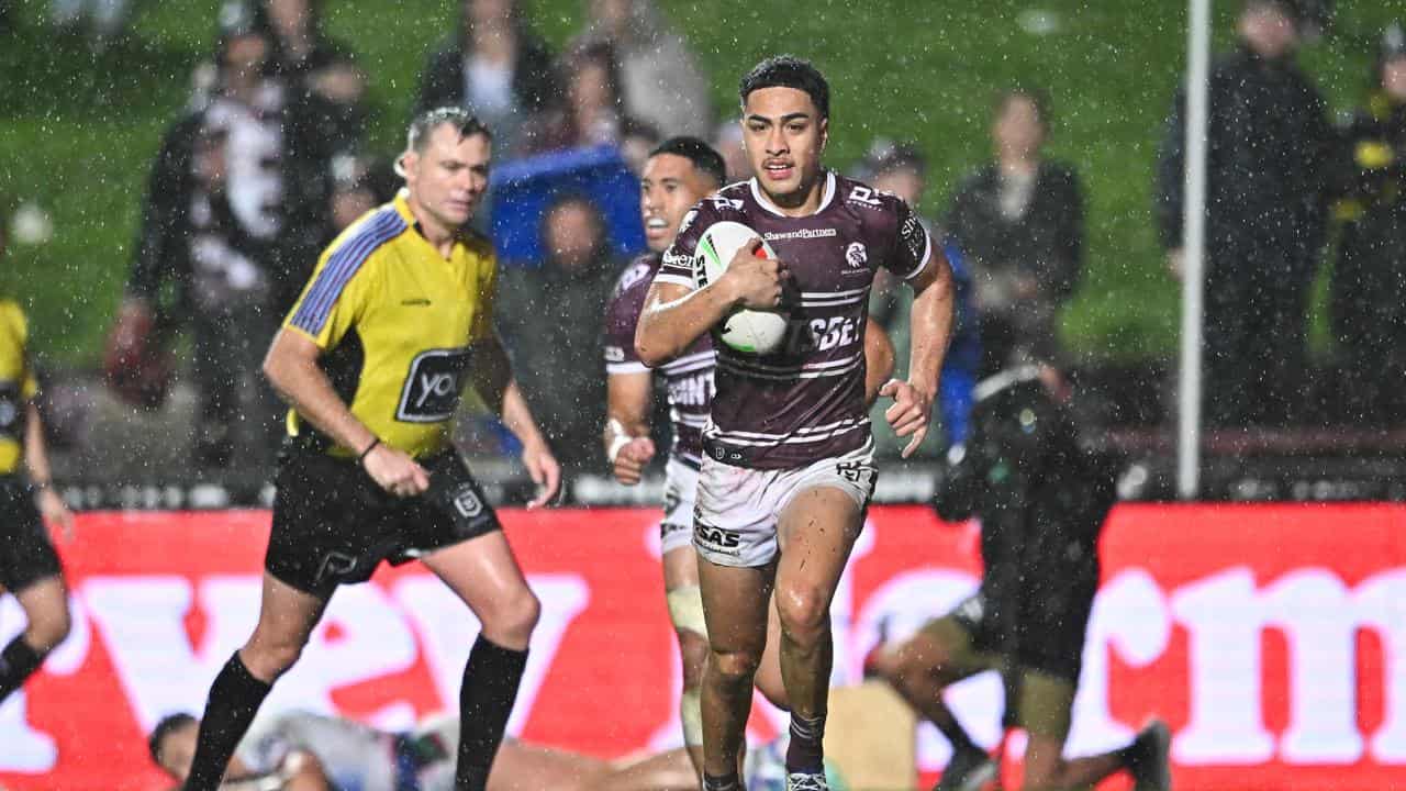 Lehi Hopoate of the Sea Eagles.