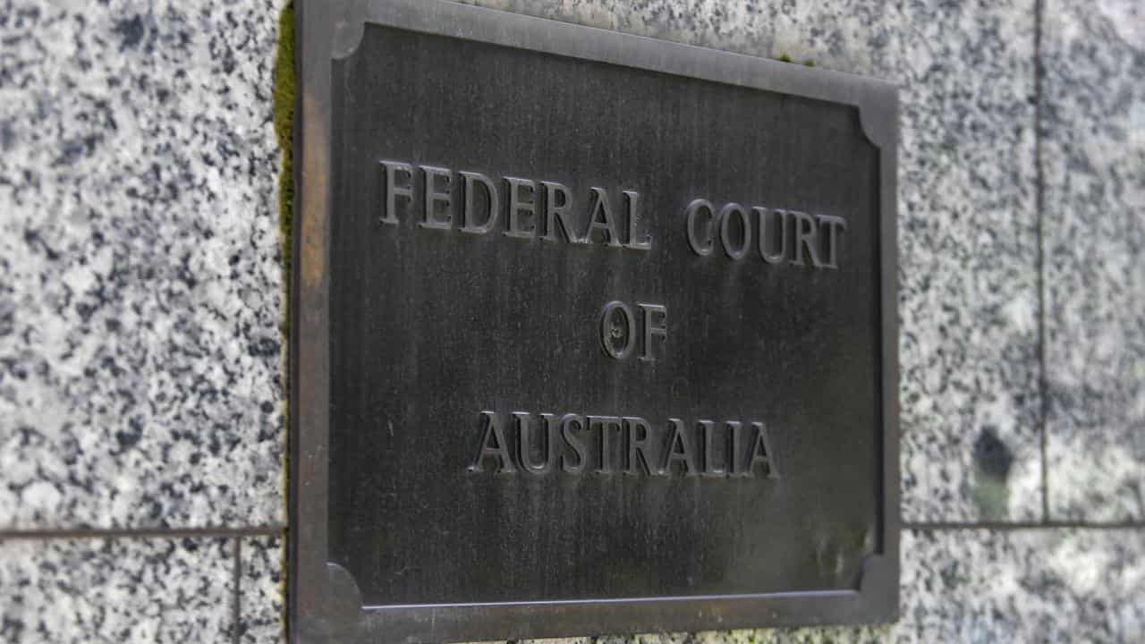 Signage for the Federal Court of Australia (file image)