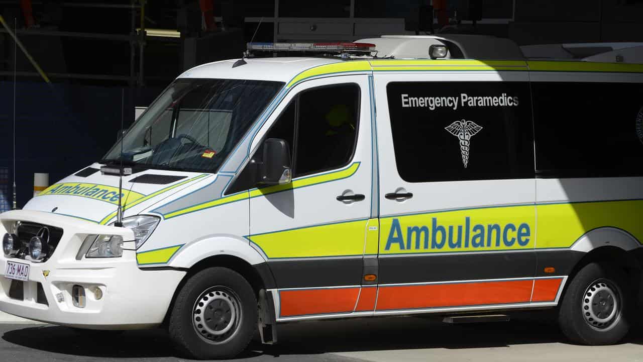 An ambulance