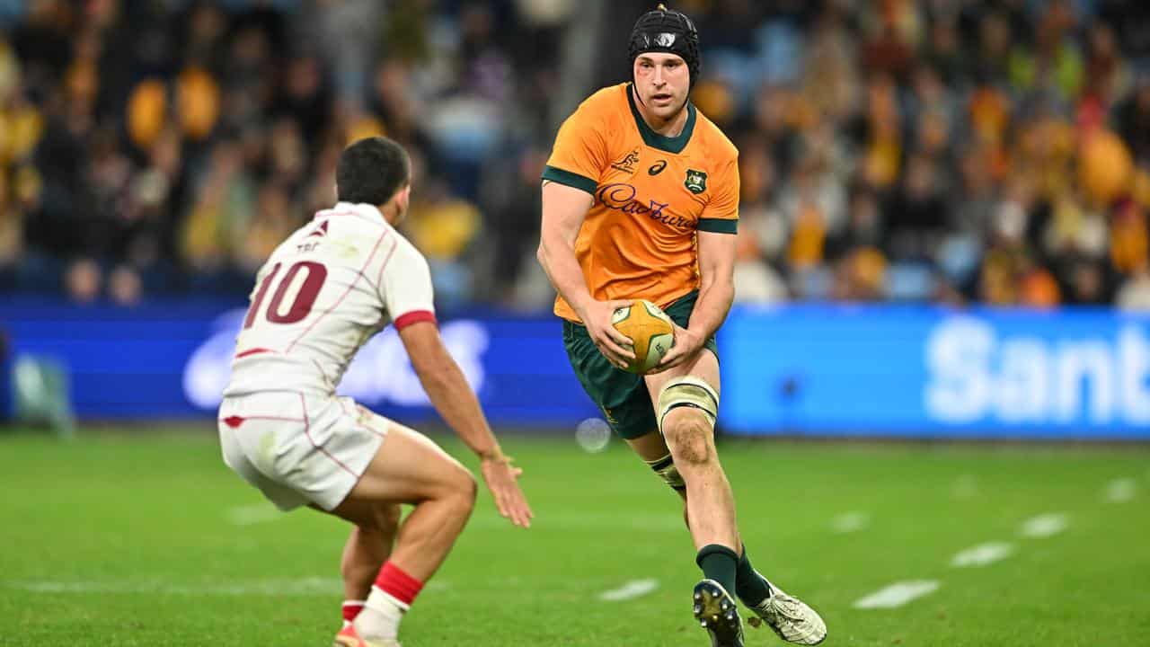 Wallabies lock Nick Frost.