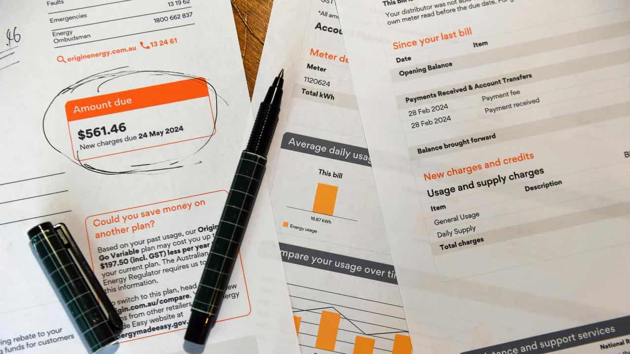 a residential electricity bill